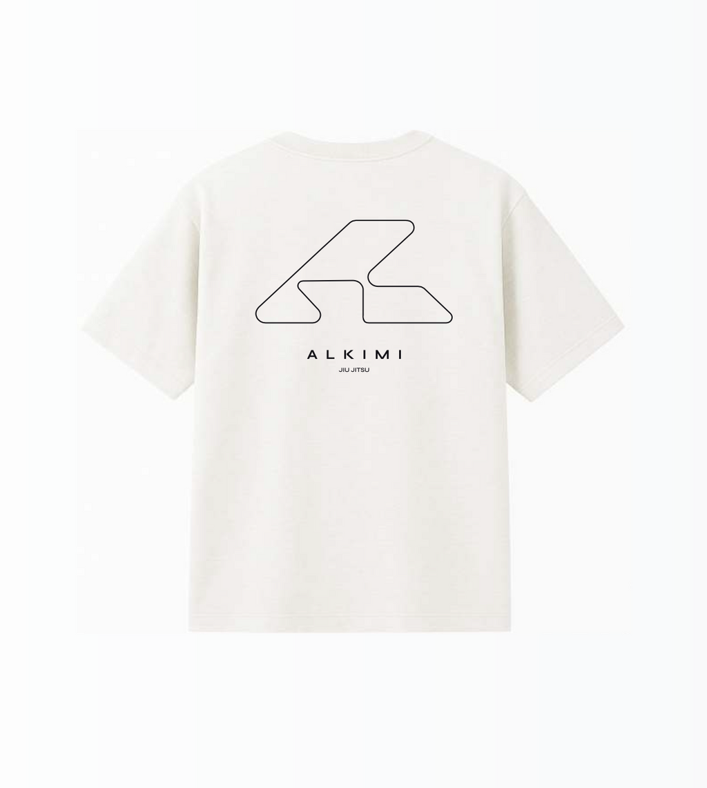 ALKIMI LOGO SHIRT - NATURAL
