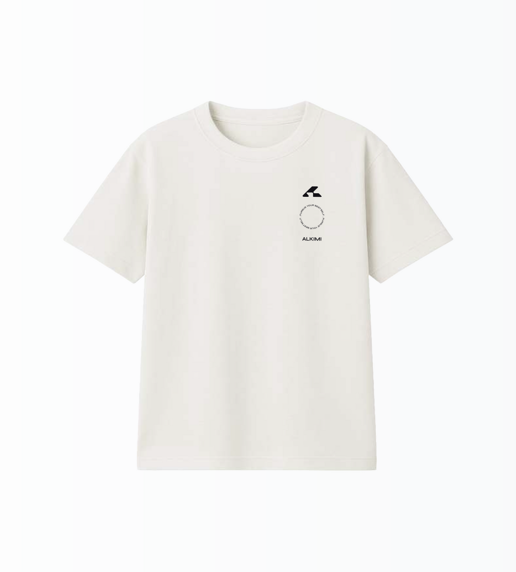 ALKIMI LOGO SHIRT - NATURAL